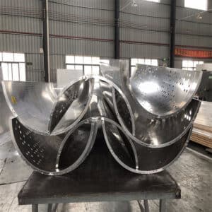 CNC Cut Semi-curved Aluminum Panels