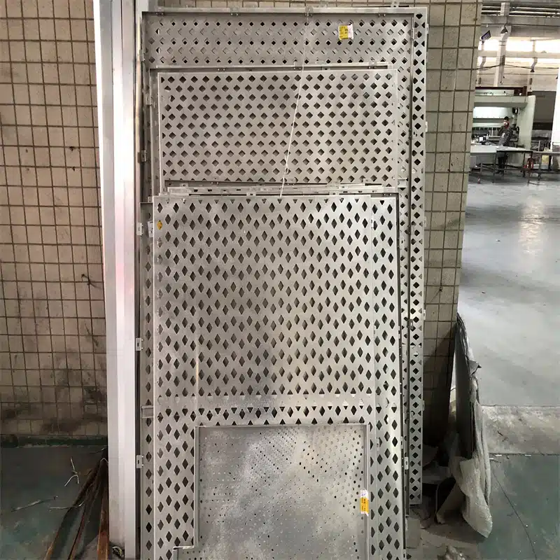 Pannello di rivestimento in alluminio perforato rombico