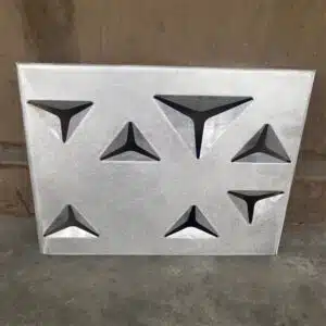 Anodized Triangular Aluminum Panels