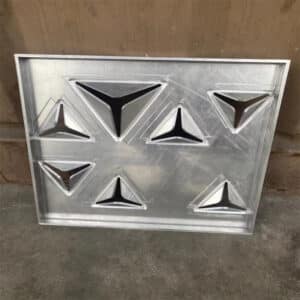 Triangle-shaped Aluminum Facade Panels