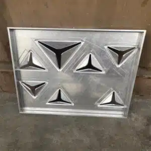 Triangle-shaped Aluminum Facade Panels