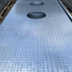 Triangle Pattern Punch Aluminum Plate