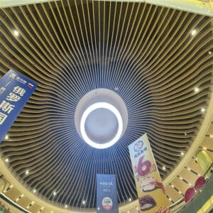 Creative Shopping Mall Aluminum Baffle Ceiling