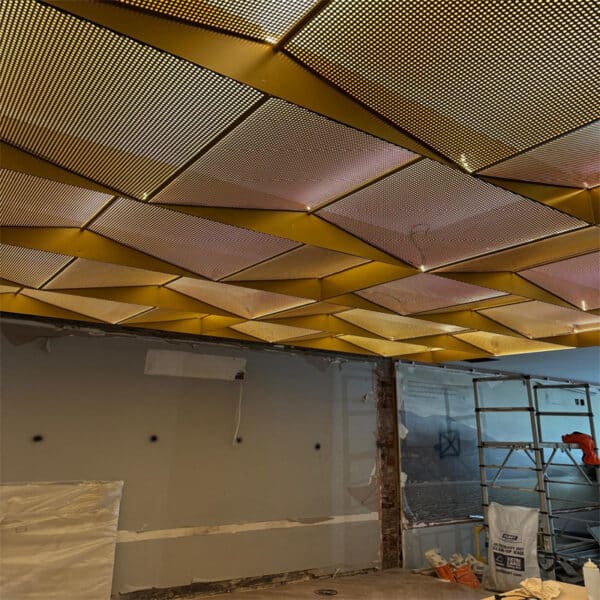 Decorative Restaurant Aluminum Perforated Ceiling