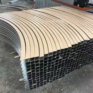 2mm Curved Aluminum Baffle Ceiling Tube