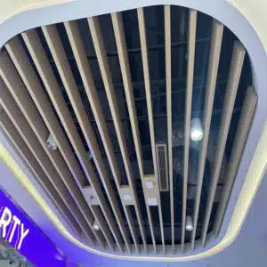 سقف حاجز ألومنيوم خطي من الألومنيوم الخطي