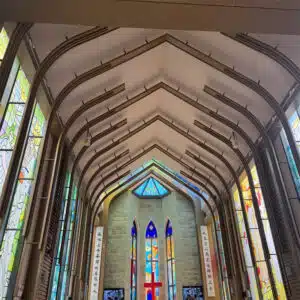 Christian Church Aluminum Baffle Tube Decor