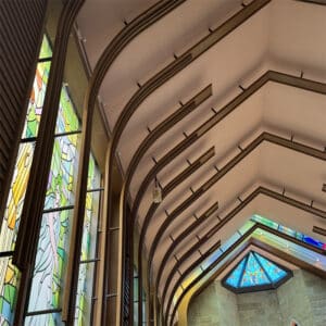 Interior Aluminum Baffle Tube Decoration for Churches