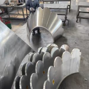 Decorative Aluminum Panel with Petal Design