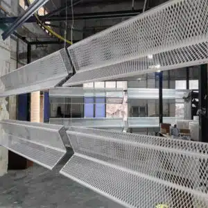 Panel perforado de malla de aluminio personalizado