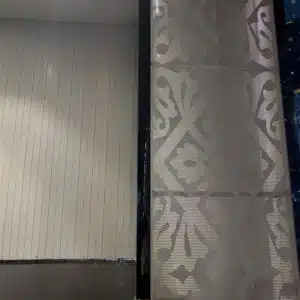 Rivestimento di colonne forate in alluminio per hotel