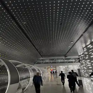 Airport Interior Decorative Perforated Panel