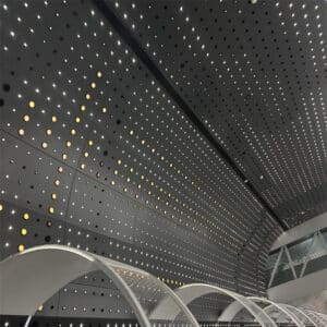 Airport Aluminum Perforated Innovative Ceiling