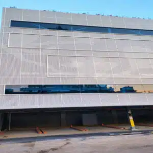 Hospitals Carved Aluminum Perforated Wall