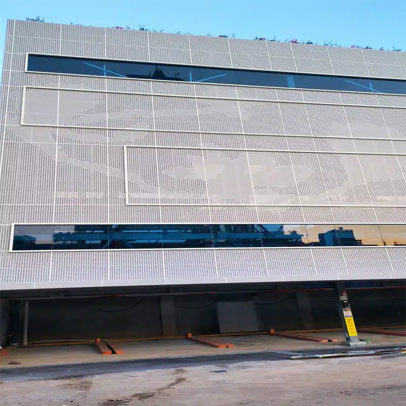 Krankenhäuser Geschnitztes Aluminium Perforierte Wand