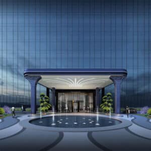Hotel Outdoor Aluminum Alloy Perforated Panel