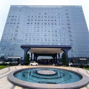 Hotel Entrance Pillar Decorative Aluminum Perforated Panels