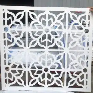 لوح من الألومنيوم المثقب الأنيق