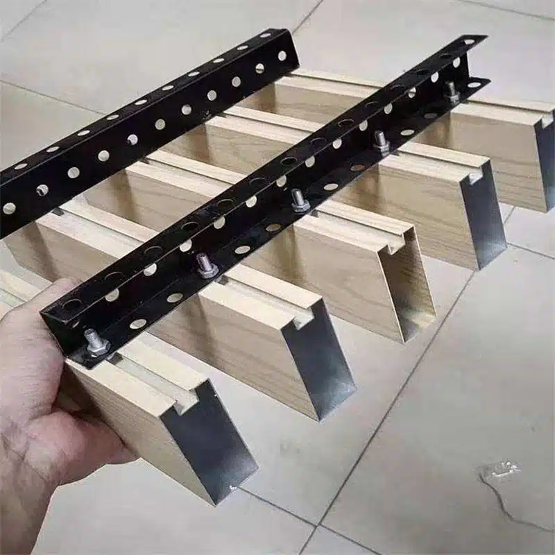Interior Keeled Aluminum Baffle Ceiling Panel