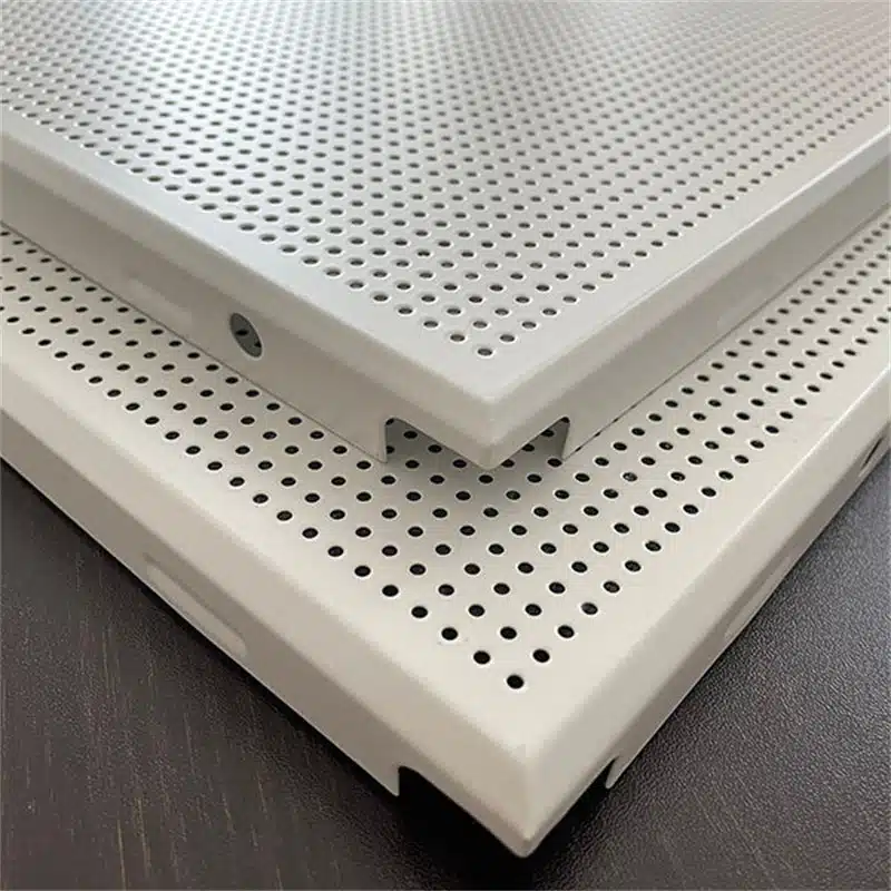 Plafón de aluminio resistente al fuego con clips