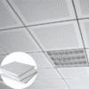 Mall Restroom Ventilated Metal Clip in Ceiling