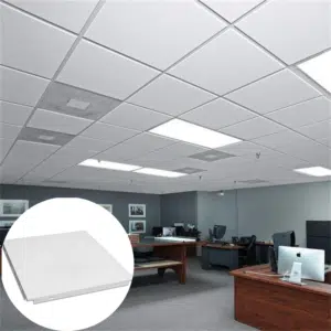 Офисный влагостойкий алюминиевый потолок с клипсами