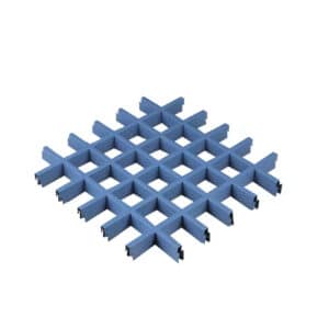 Panneaux de plafond décoratifs à grille en T en aluminium