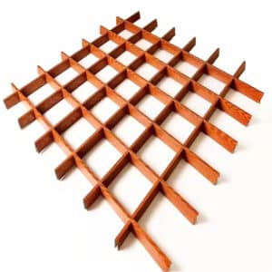 Schallabsorbierende Aluminium-Gitterrost-Deckenpaneele