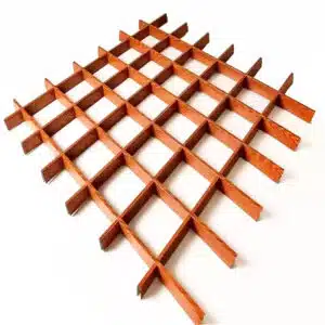 Paneles de techo insonorizantes de rejilla de aluminio