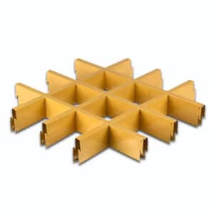 Metall-Clip-in-Aluminium-Gitterrost-Deckenplatte