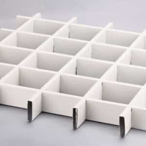 White Aluminum Grille Metal Ceiling Panels
