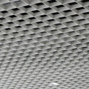 Public Buildings Aluminum Grille Metal Ceiling