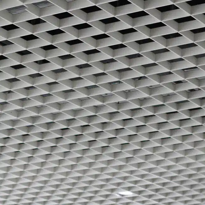 Edifici pubblici Griglia in alluminio Soffitto in metallo
