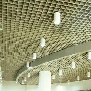 Hoteles de bajo mantenimiento Panel de rejilla de aluminio