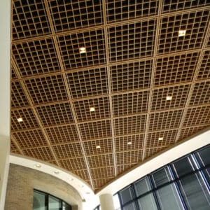 High-Rise Buildings Lightweight Aluminum Grid Ceiling