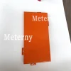 Orange Anodized Aluminum Facade Sheets