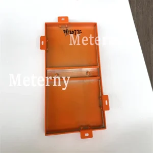 Customizable Orange Aluminum Cladding Panels