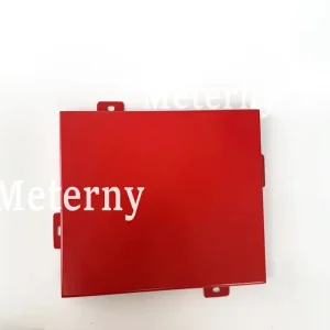 Red Aluminum Veneer for Exterior Decoration