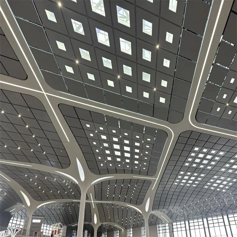 Express Train Station Waiting Hall Aluminum Ceiling