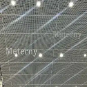 Suspended Curved Aluminum Perforated Ceiling