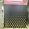 LED Digital Water Drop Shaped Aluminum Screen