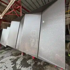 3D Wavy Aluminum Cladding Panels for Architectural Projects