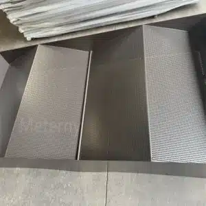 Wave Folded Perforated Aluminum Cladding Panel