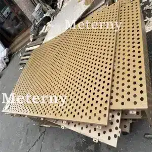 Round Hole Facade Aluminum Perforated Panel
