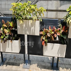 Landscape Barrier with Aluminum Perforation