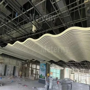 Artistic Wave-Shape Aluminum Ceiling Panels