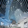 Metro LED-integrated Aluminum Wavy Ceiling