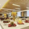 Aluminum Slatted Ceiling for Hotel Buffet Area