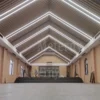 V-shaped Aluminum Baffle Roof with LED lights