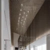 Custom Suspended Ceiling for Lobby Interiors